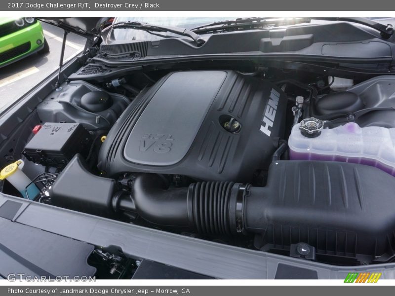 Destroyer Grey / Black 2017 Dodge Challenger R/T