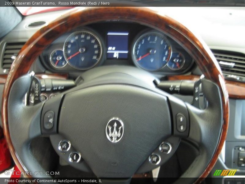 Rosso Mondiale (Red) / Nero 2009 Maserati GranTurismo