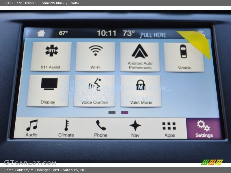 Shadow Black / Ebony 2017 Ford Fusion SE