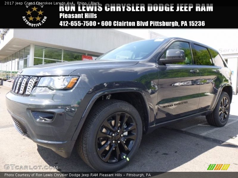 Rhino / Black 2017 Jeep Grand Cherokee Laredo 4x4