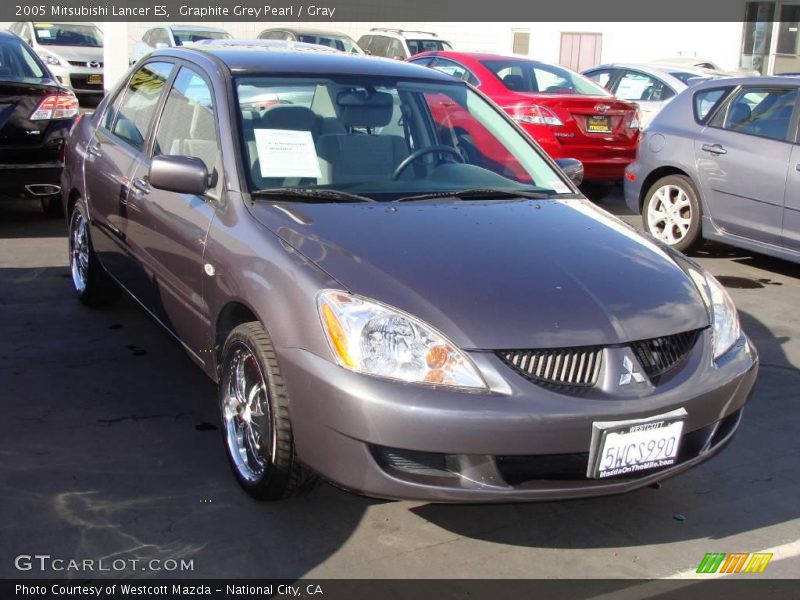 Graphite Grey Pearl / Gray 2005 Mitsubishi Lancer ES