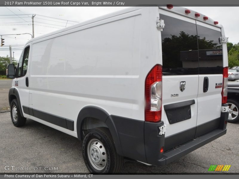 Bright White / Gray 2017 Ram ProMaster 1500 Low Roof Cargo Van