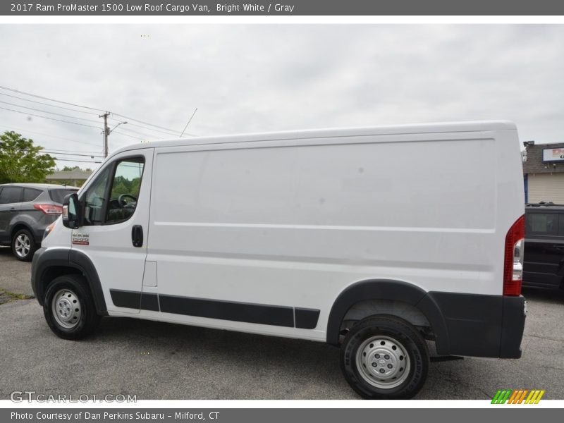 Bright White / Gray 2017 Ram ProMaster 1500 Low Roof Cargo Van