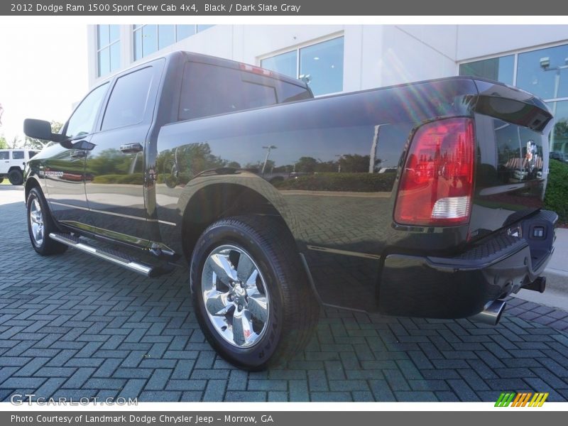 Black / Dark Slate Gray 2012 Dodge Ram 1500 Sport Crew Cab 4x4