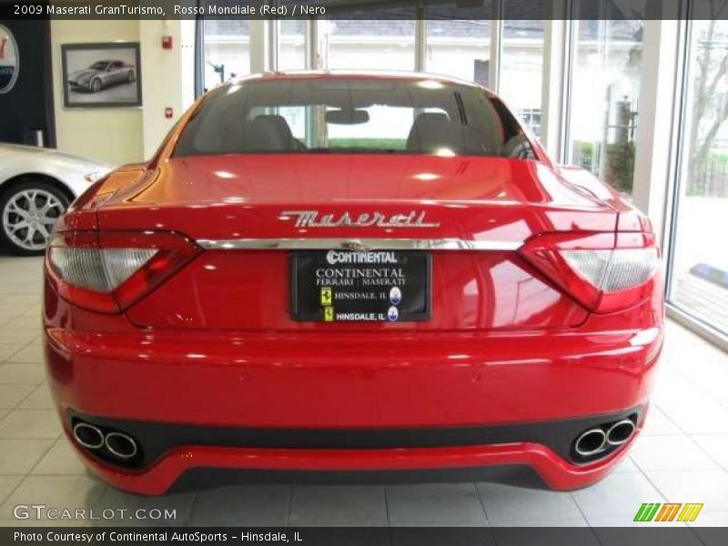 Rosso Mondiale (Red) / Nero 2009 Maserati GranTurismo