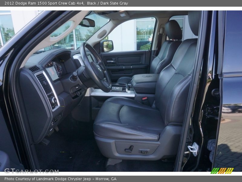 Black / Dark Slate Gray 2012 Dodge Ram 1500 Sport Crew Cab 4x4