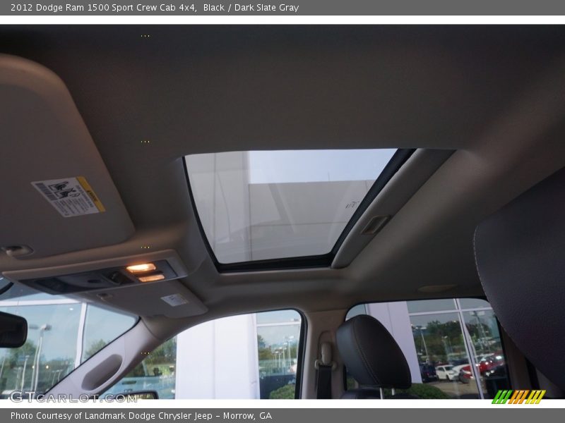 Black / Dark Slate Gray 2012 Dodge Ram 1500 Sport Crew Cab 4x4