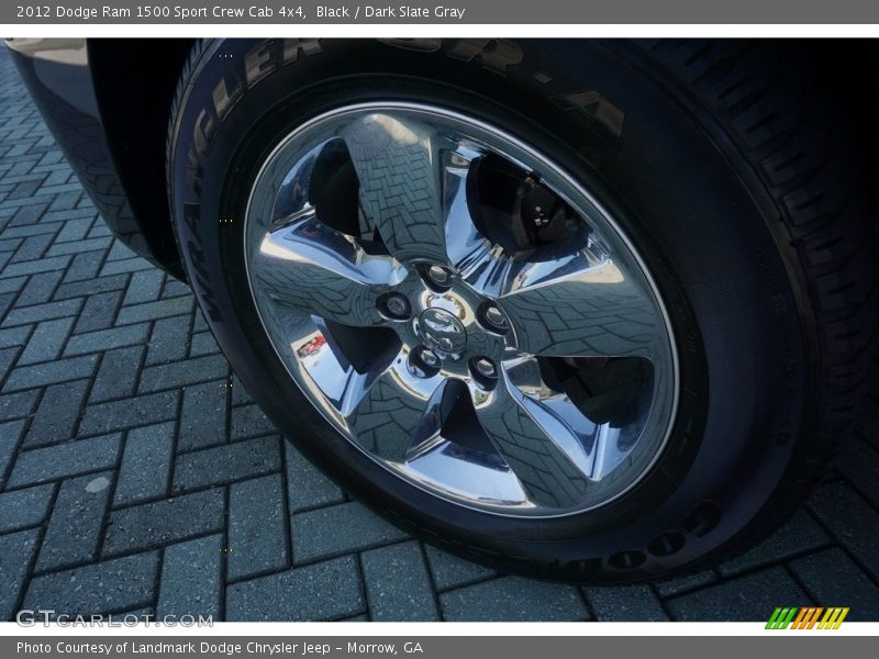 Black / Dark Slate Gray 2012 Dodge Ram 1500 Sport Crew Cab 4x4