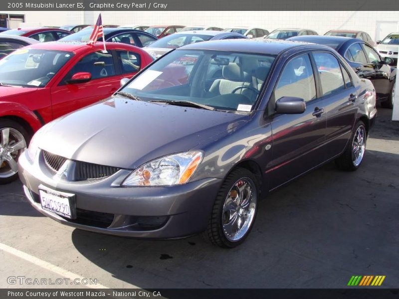 Graphite Grey Pearl / Gray 2005 Mitsubishi Lancer ES