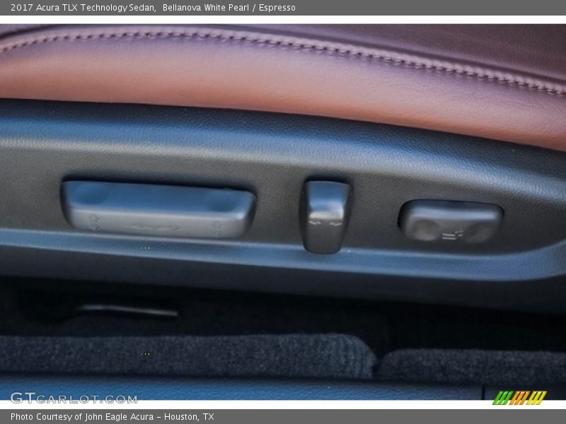 Bellanova White Pearl / Espresso 2017 Acura TLX Technology Sedan