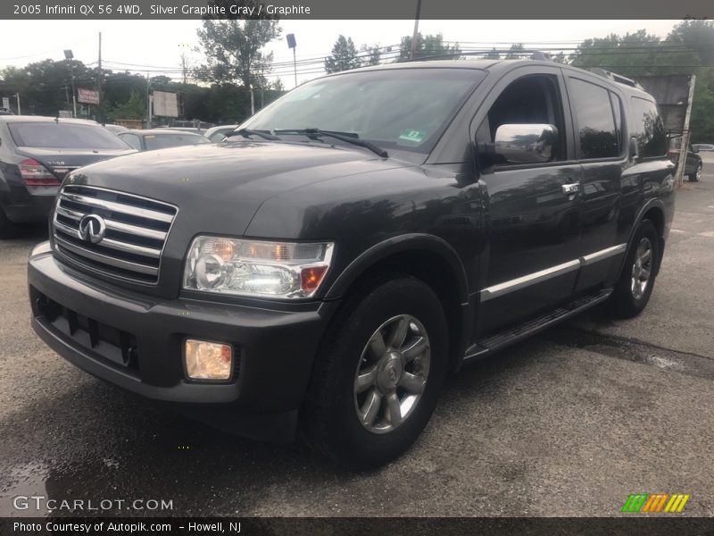 Silver Graphite Gray / Graphite 2005 Infiniti QX 56 4WD