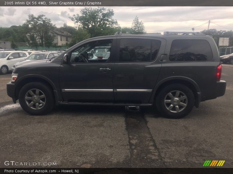 Silver Graphite Gray / Graphite 2005 Infiniti QX 56 4WD
