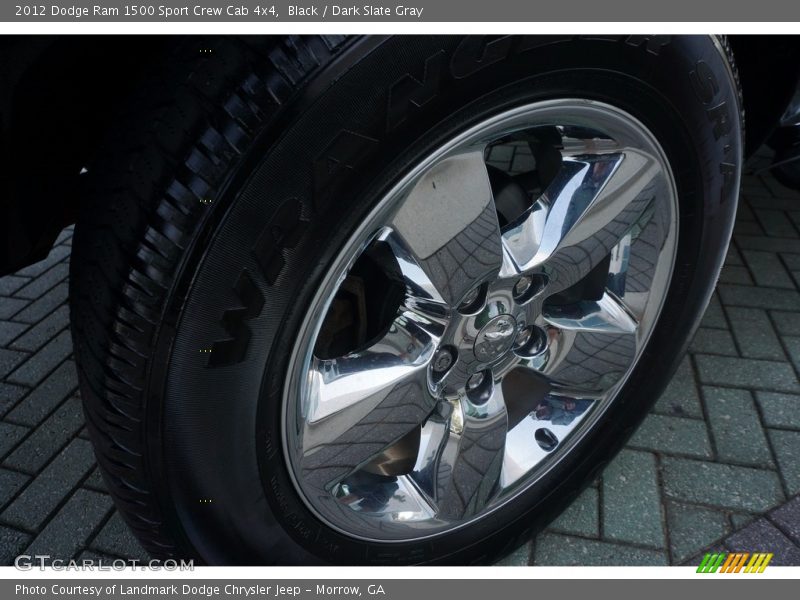 Black / Dark Slate Gray 2012 Dodge Ram 1500 Sport Crew Cab 4x4
