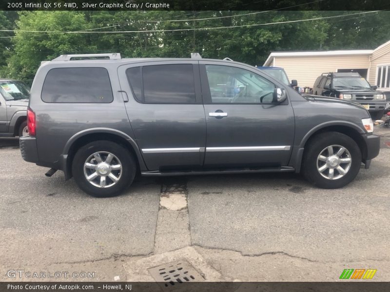 Silver Graphite Gray / Graphite 2005 Infiniti QX 56 4WD