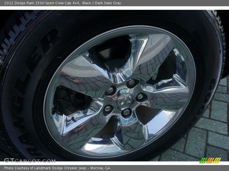 Black / Dark Slate Gray 2012 Dodge Ram 1500 Sport Crew Cab 4x4