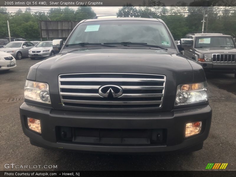 Silver Graphite Gray / Graphite 2005 Infiniti QX 56 4WD
