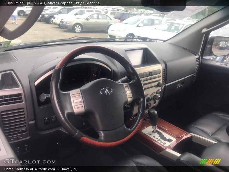 Silver Graphite Gray / Graphite 2005 Infiniti QX 56 4WD