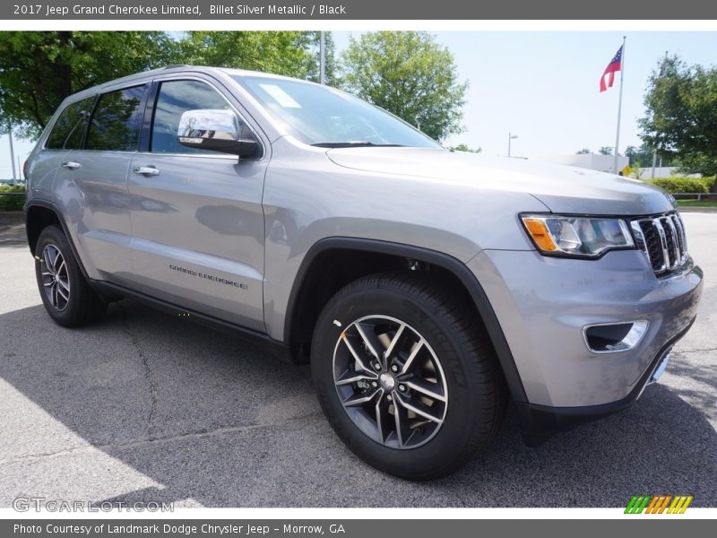 Billet Silver Metallic / Black 2017 Jeep Grand Cherokee Limited