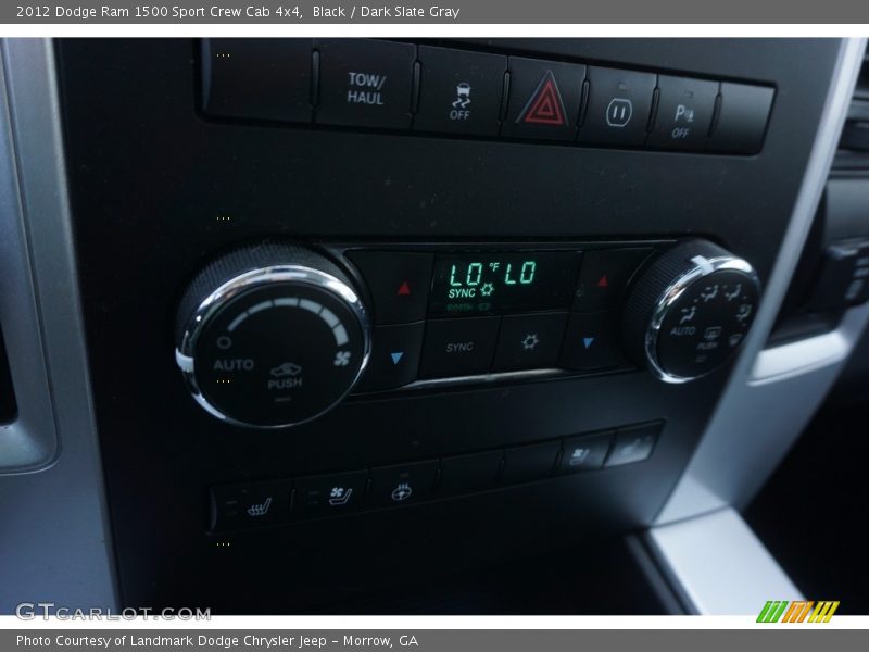 Black / Dark Slate Gray 2012 Dodge Ram 1500 Sport Crew Cab 4x4