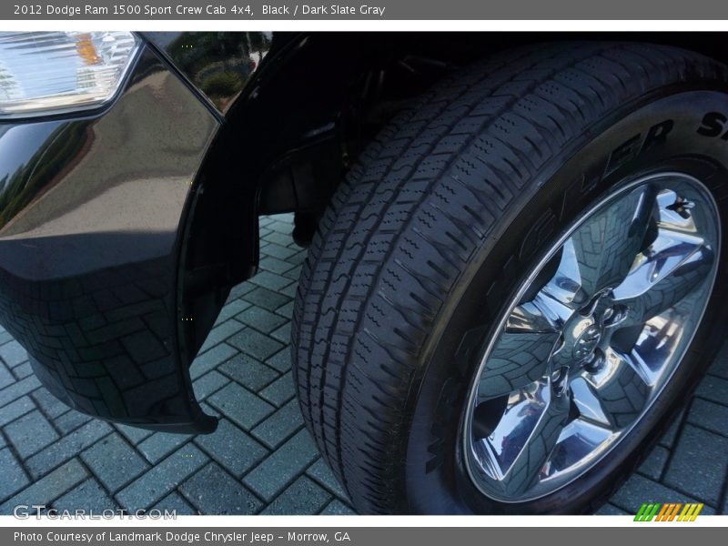 Black / Dark Slate Gray 2012 Dodge Ram 1500 Sport Crew Cab 4x4