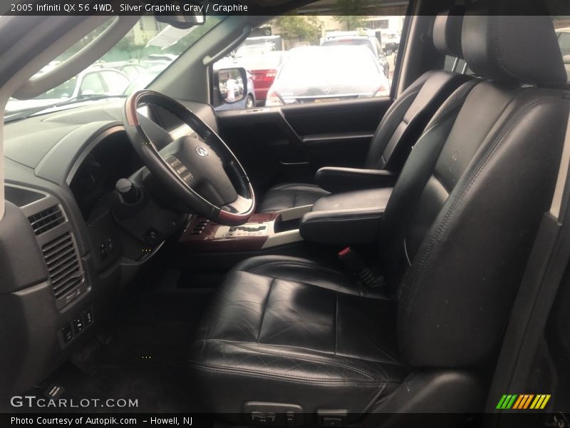 Silver Graphite Gray / Graphite 2005 Infiniti QX 56 4WD