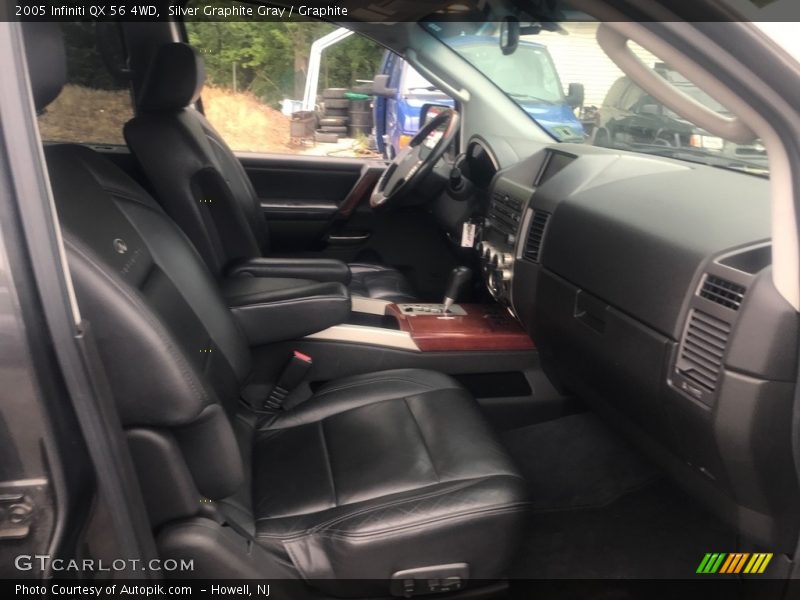 Silver Graphite Gray / Graphite 2005 Infiniti QX 56 4WD