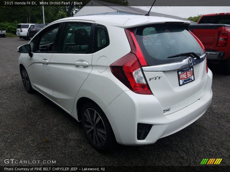 White Orchid Pearl / Black 2015 Honda Fit EX