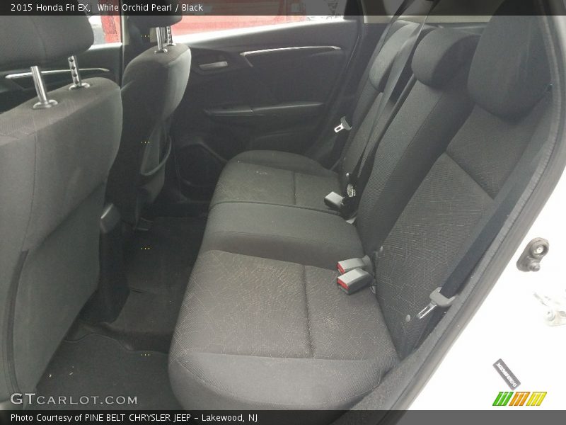 White Orchid Pearl / Black 2015 Honda Fit EX