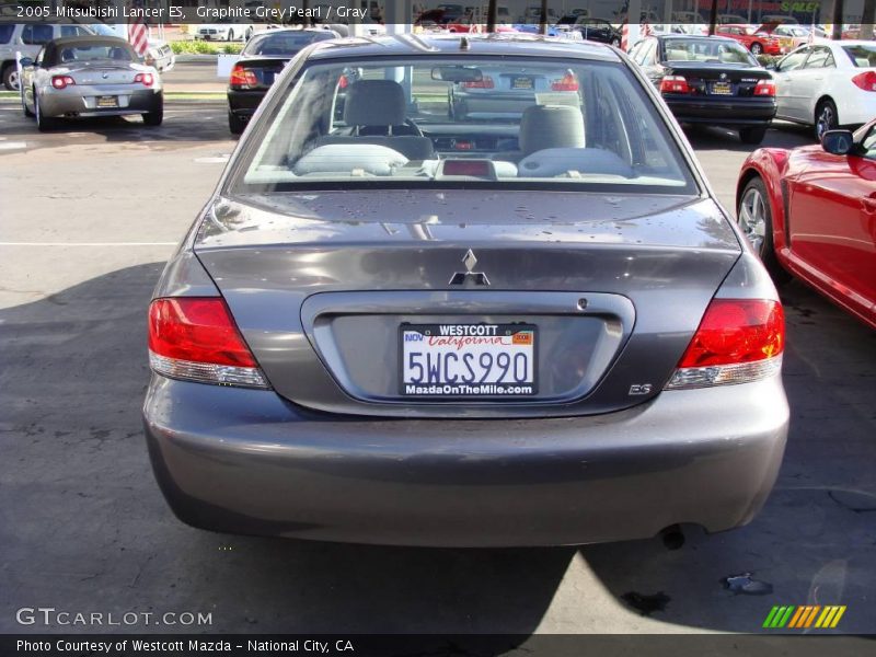 Graphite Grey Pearl / Gray 2005 Mitsubishi Lancer ES