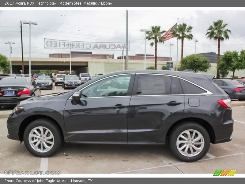 Modern Steel Metallic / Ebony 2017 Acura RDX Technology