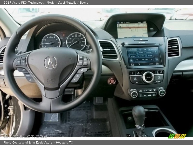 Modern Steel Metallic / Ebony 2017 Acura RDX Technology