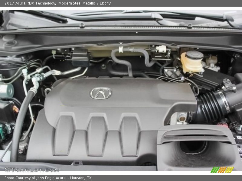 Modern Steel Metallic / Ebony 2017 Acura RDX Technology