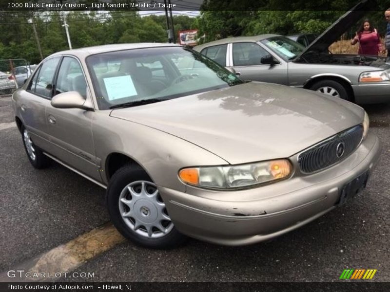 Light Sandrift Metallic / Taupe 2000 Buick Century Custom