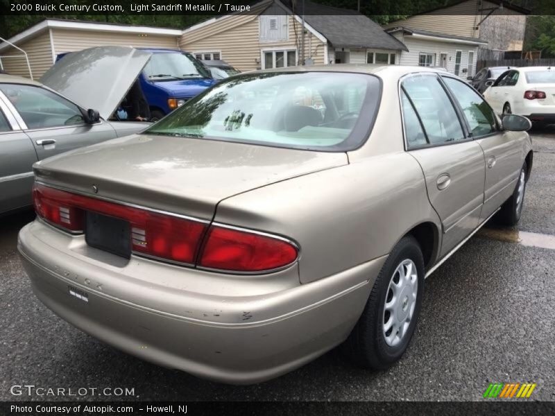 Light Sandrift Metallic / Taupe 2000 Buick Century Custom