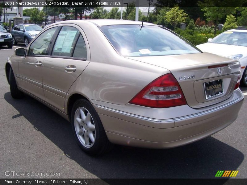 Desert Silver Metallic / Java 2001 Mercedes-Benz C 240 Sedan