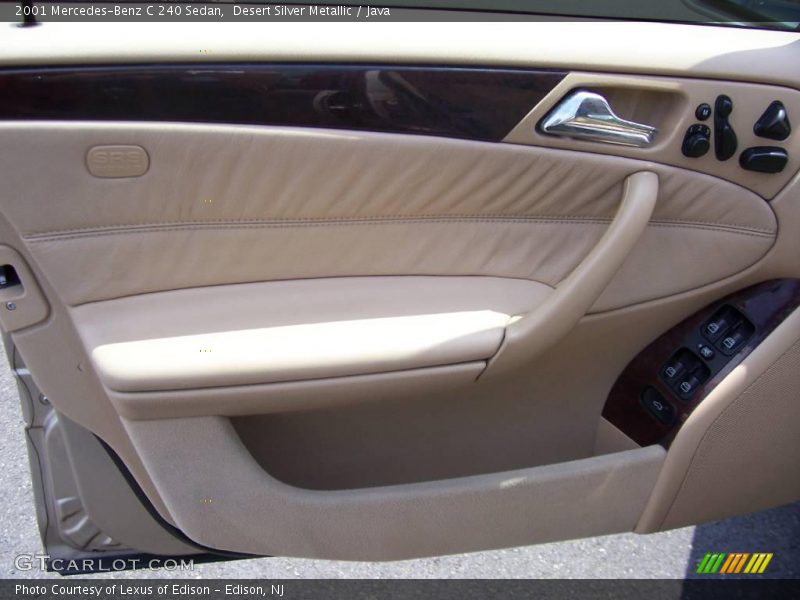Desert Silver Metallic / Java 2001 Mercedes-Benz C 240 Sedan