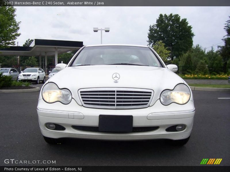 Alabaster White / Java 2002 Mercedes-Benz C 240 Sedan