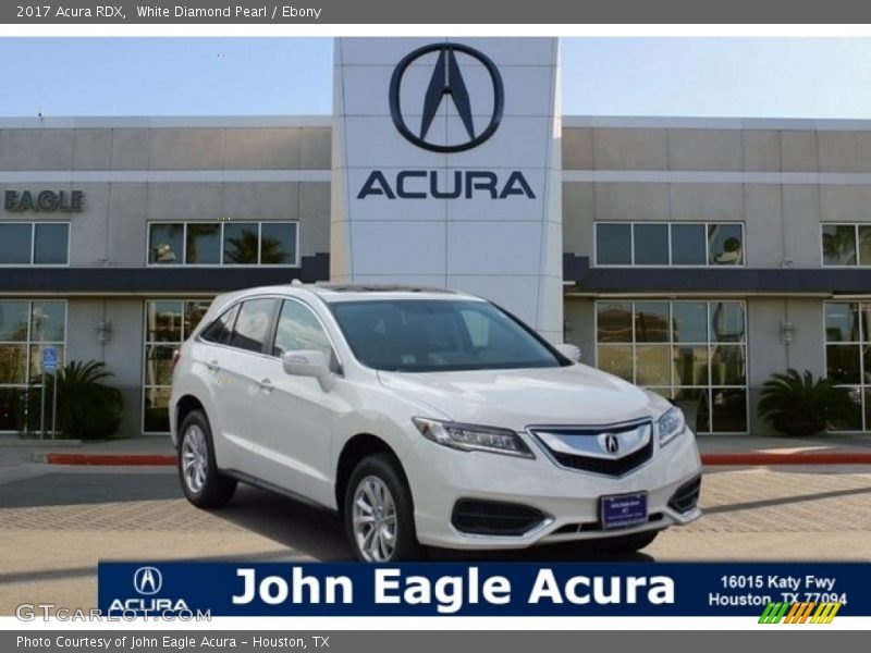 White Diamond Pearl / Ebony 2017 Acura RDX