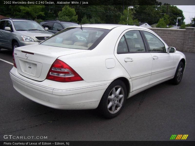 Alabaster White / Java 2002 Mercedes-Benz C 240 Sedan