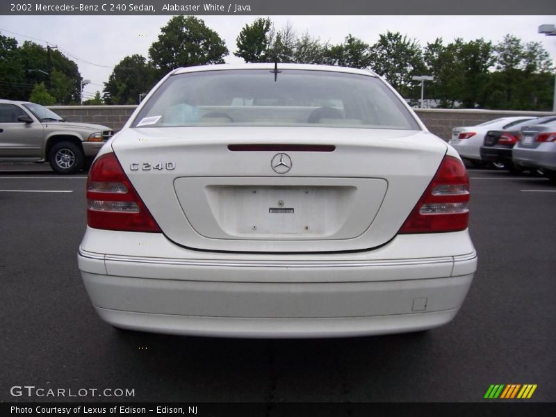 Alabaster White / Java 2002 Mercedes-Benz C 240 Sedan