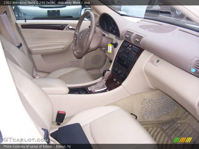 Alabaster White / Java 2002 Mercedes-Benz C 240 Sedan