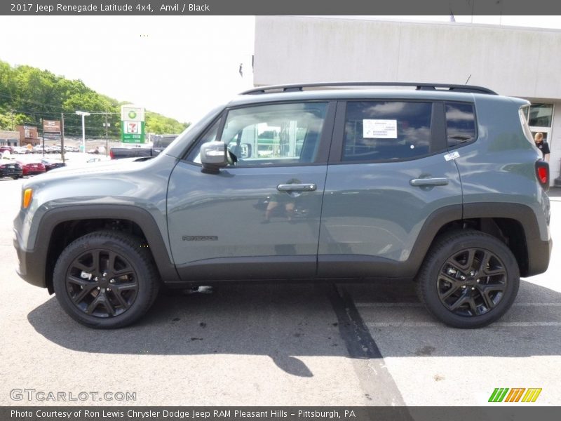 Anvil / Black 2017 Jeep Renegade Latitude 4x4
