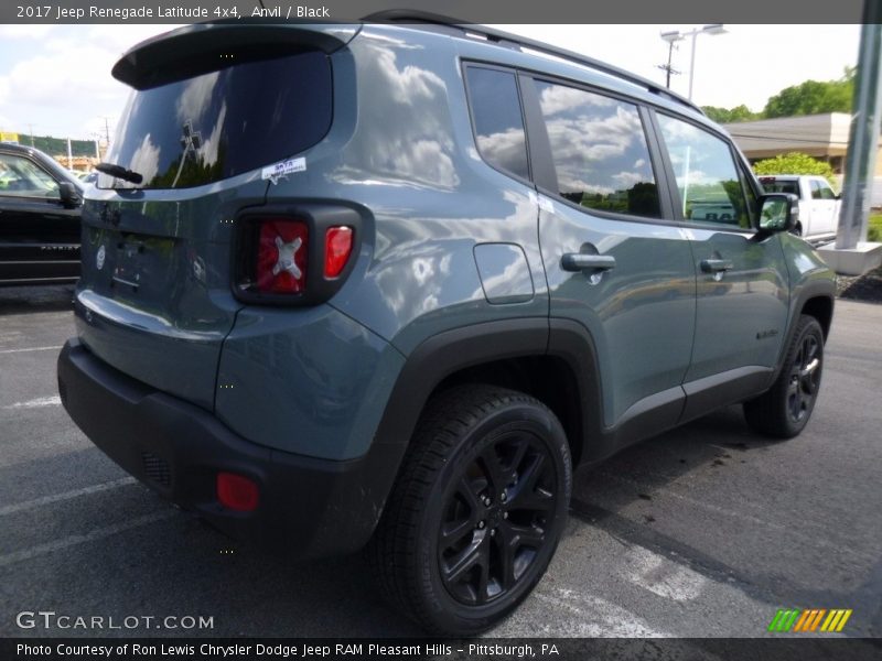 Anvil / Black 2017 Jeep Renegade Latitude 4x4