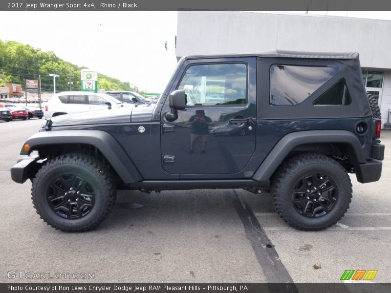 Rhino / Black 2017 Jeep Wrangler Sport 4x4