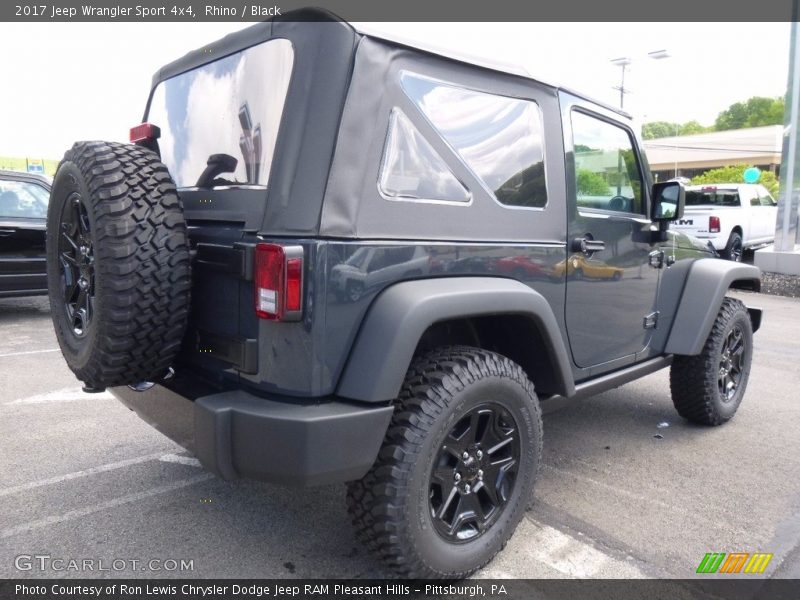 Rhino / Black 2017 Jeep Wrangler Sport 4x4