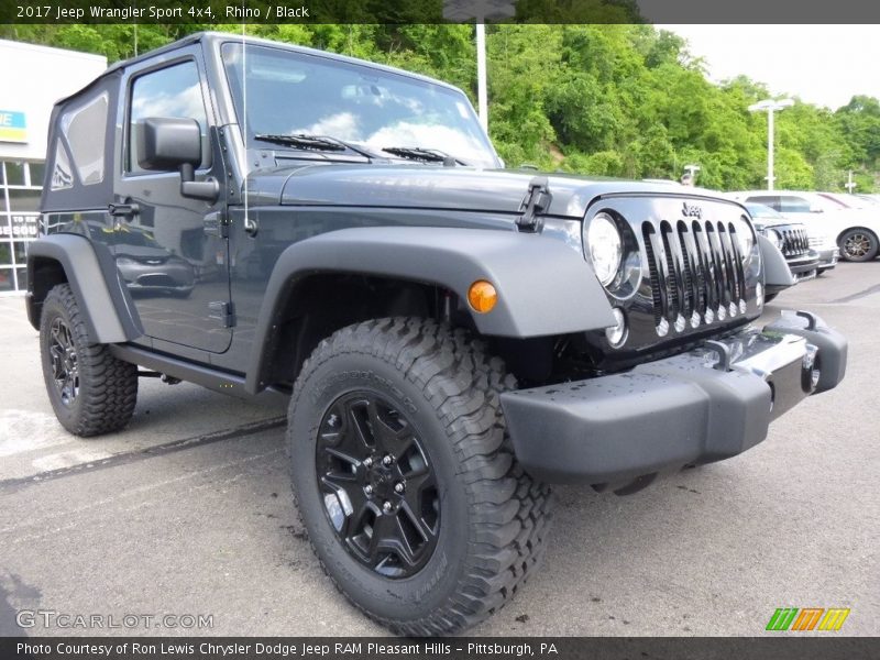Rhino / Black 2017 Jeep Wrangler Sport 4x4