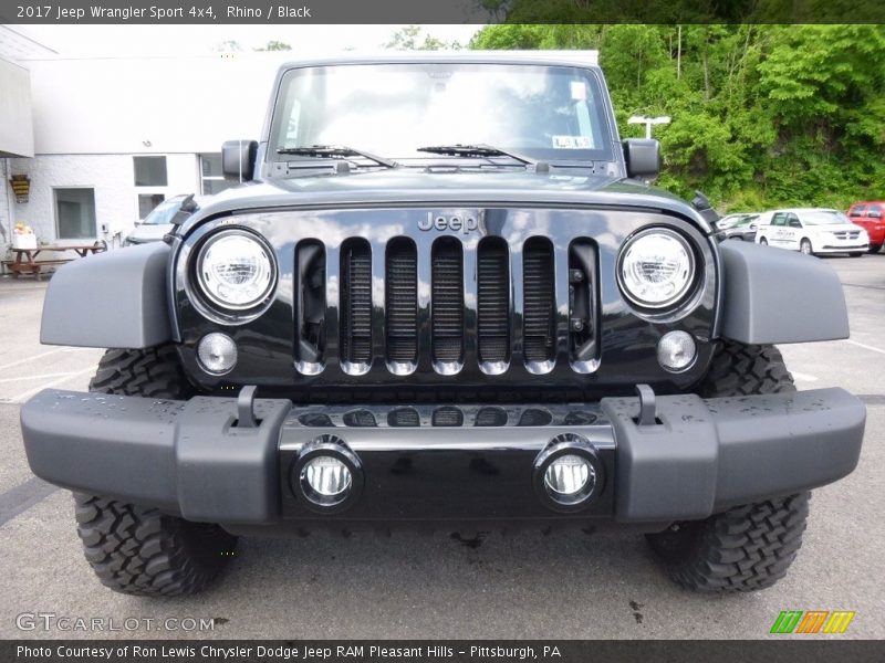 Rhino / Black 2017 Jeep Wrangler Sport 4x4