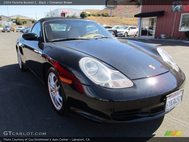 Black / Cinnamon Brown 2004 Porsche Boxster S