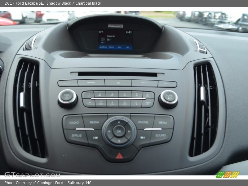 Shadow Black / Charcoal Black 2017 Ford Escape SE