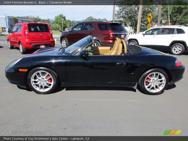 Black / Cinnamon Brown 2004 Porsche Boxster S